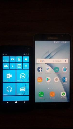 Samsung J7 6 + Nokia Lumia 635