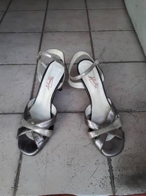 Zapatos de tango, talle 38, taco 7 cm.