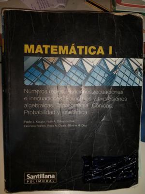 Matematica 1 Polimodal - Santillana