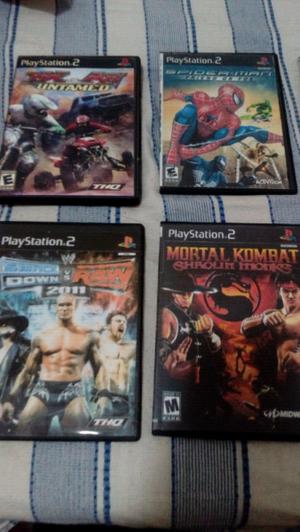 Vendo juegos de play station 2. Originales.