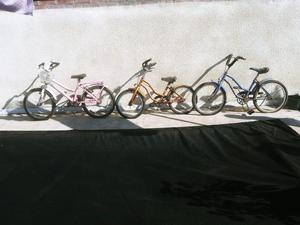 bicicleta x 3 unidades