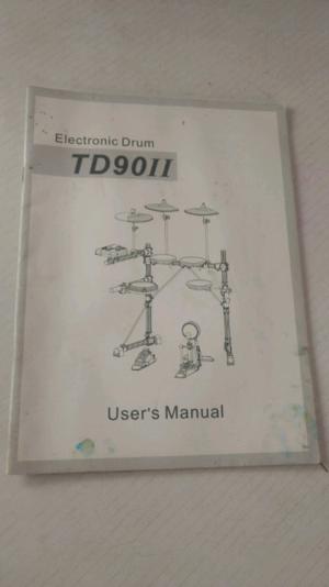 Manual de batería electrónica Ringway td 90 ll