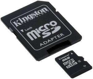 MEMORIA MICRO SDHC 8GB CLASE 4 - Kingston