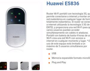 Modern router wi-fi portátil Huawei e