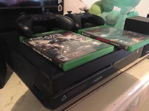 Xbox One 500gb 2 Joystick 2 Juegos Excelente Estado!!!