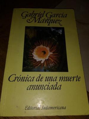 Crónica de una muerte anunciada, Gabriel García Márquez