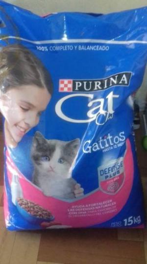 Vendo Cat Chow para gatitos