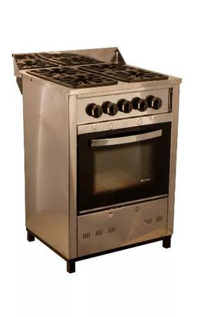 Cocina 4 hornallas ac. inox. Calabro - Nuevas