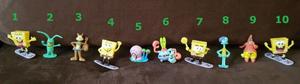 NUEVOS Muñecos Plastisol Bob Esponja Mattel