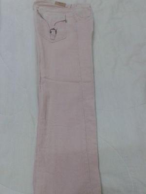 Pantalon Riffle Corderoy XL Rosa,calce Perfecto