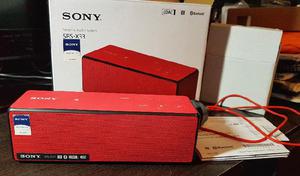 Parlante SONY SRS-X33 Bluetooth NFC Portátil Rojo