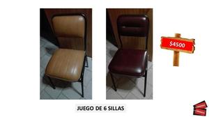 VENDO JUEGO SILLAS