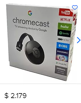 celular chromecast tv streaming device by google