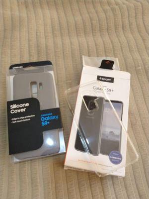 Funda Samsung s9 plus Original color gris y funda spigen