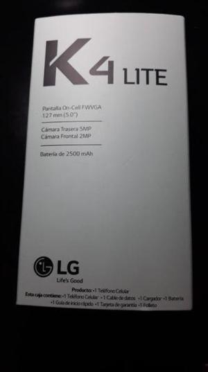 LG K4 2017 NUEVO EN CAJA SELLADA