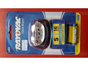 Linterna Rayovac Value Bright 5 Led Headlight $350
