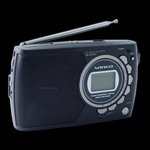 RADIO AM/FM RELOJ DESPERTADOR WINCO W-3107 Dual