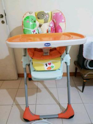 Silla de comer para bebe chicco POLLY 2 EN 1 IMPECABLE!!