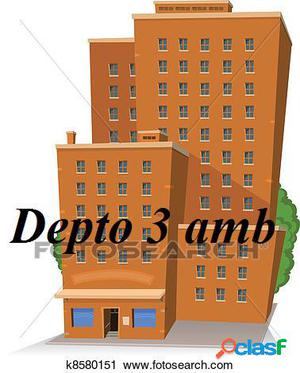 Alquiler Departamento 3 Ambientes SANTA FE Y GARAY Mar del