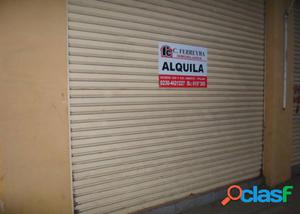 LOCAL EN ALQUILER BUENA UBICACIÓN COMERCIAL CON FÁCIL