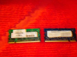 MEMORIAS (2) PARA NOTEBOOK SODIM 512 MB DDR mhz
