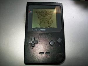Nintendo Game Boy Pocket Negra con 2 juegos originales