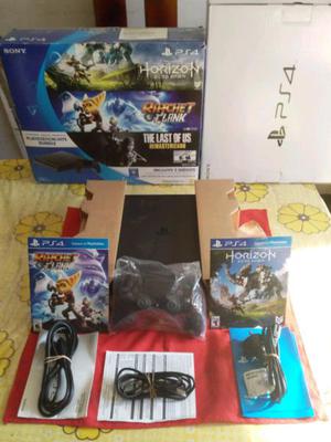 PlayStation 4 Play 4 Ps4 Slim CUH-2015A 1 Joystick 2Juegos