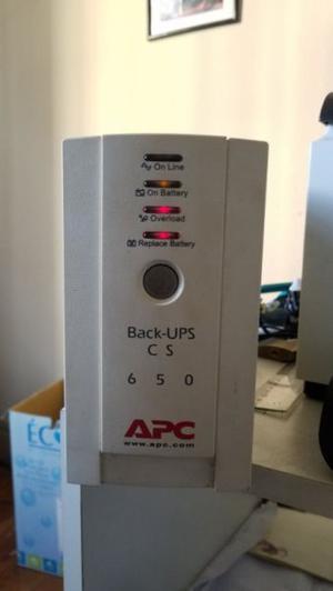 UPS APC cs 650. Reemplazar bateria