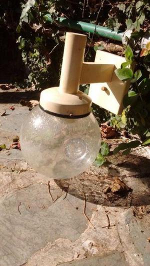 Vendo aplique bola vidrio con burbujas de 1 luz