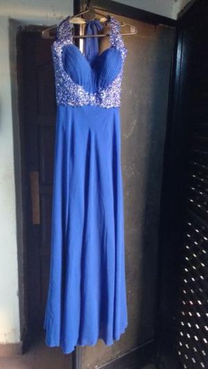 Vendo vestido de fiesta azul francia