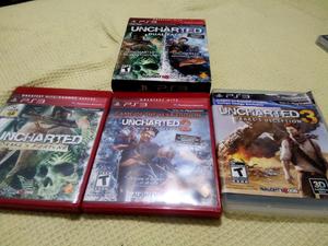 Saga UNCHARTED 1-2-3 PS3