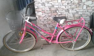 Vendo bicicleta rosada mujer