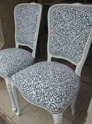 espectaculares sillas LUIS XV hechas a nuevo