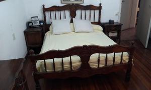 Cama Provenzal Roble 2 Plazas #