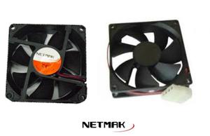 Cooler Netmak 12x12cm fuente y gabinete pc