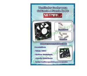 Cooler Netmak 8x8 Fuente Y Gabinete Pc