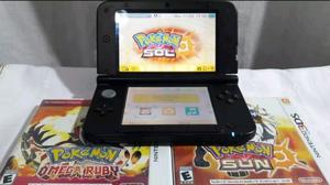 Nintendo 3ds XL con cargador + Pokemon Omega Ruby + Pokemon