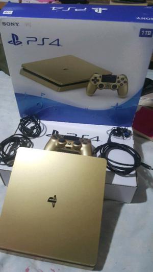 PlayStation 4 1tb gold edición limitada