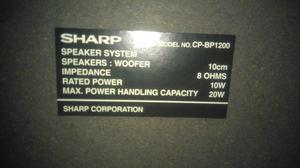 Sharp Mini Component System-w