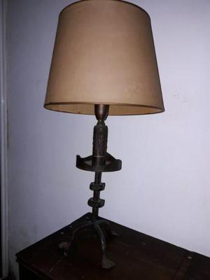 Vendo lampara antigua rustica hierro