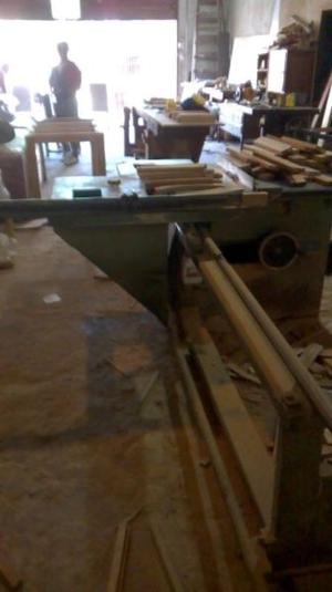 lote 6 maquinas carpinteria escuadradora sierra lijadora