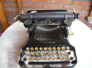 maquina de escribir portatil corona plegable