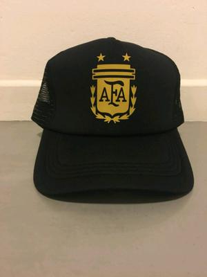 Gorra AFA estampada en vinilo