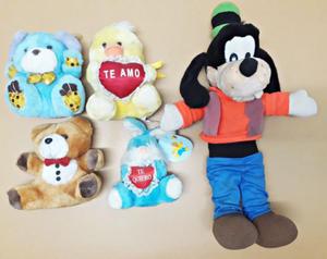 Lote Peluches Animalitos Y Goofy