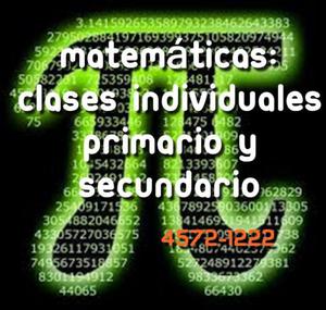Matemática. Clases particulares Villa Pueyrredon Devoto