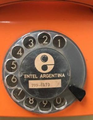 Telefono a dial Entel Antiguo Retro Vintage FUNCIONA!
