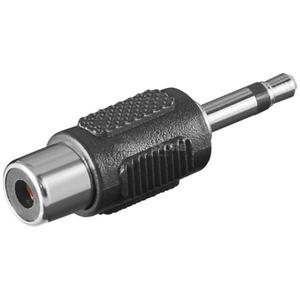 Adaptador 1 Rca Hembra Jack A 1 Mini Plug Mono 3.5 K309b