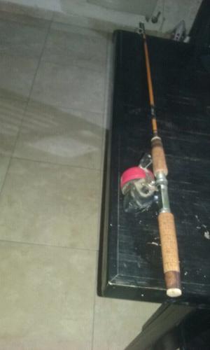 Caña de pescar de 2.40mt con riil $