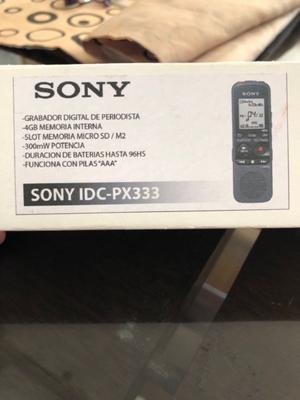Grabador digital Sony periodista