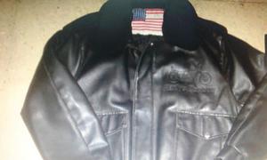 LIQUIDO CAMPERA CUERO MOTO TIPO HARLEY DAVIDSON ESPECTACULAR